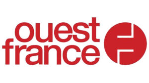 logo de Ouest France, qui a publié plusieurs articles sur notre atelier de peinture sur céramique